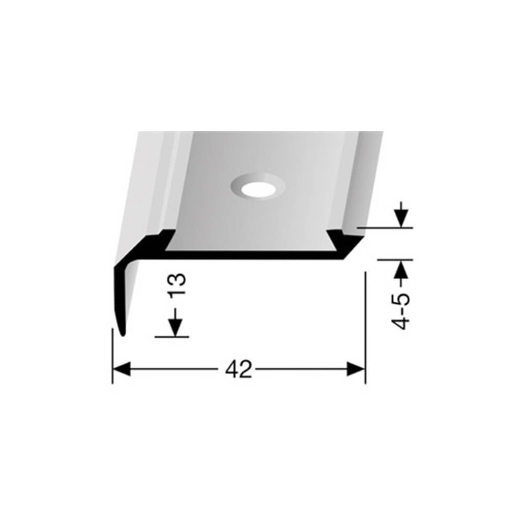 Stair nosing profile 701  (excl. insert)