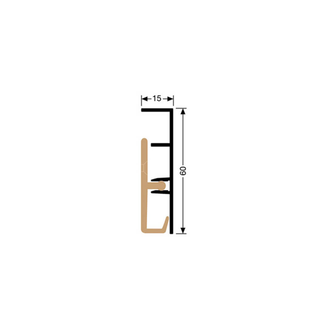Aluminium Skirting board 935