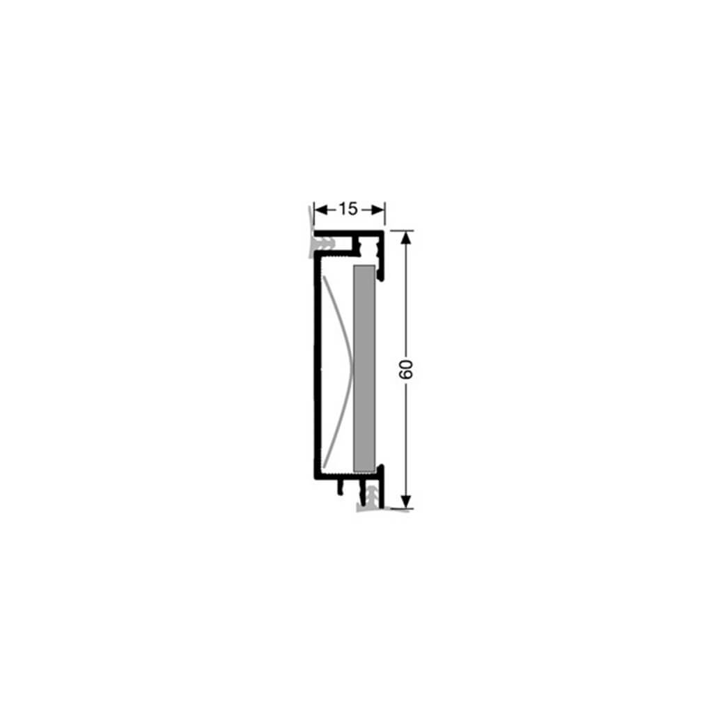 Aluminium Skirting board 950D